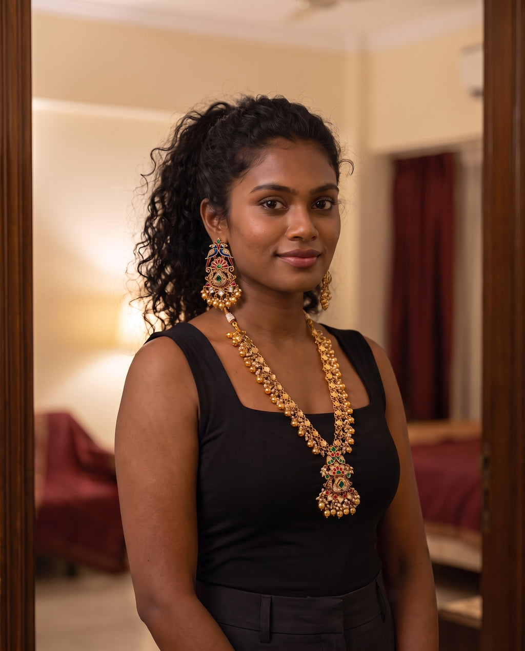 Rangoli jewelry, editorial styling view