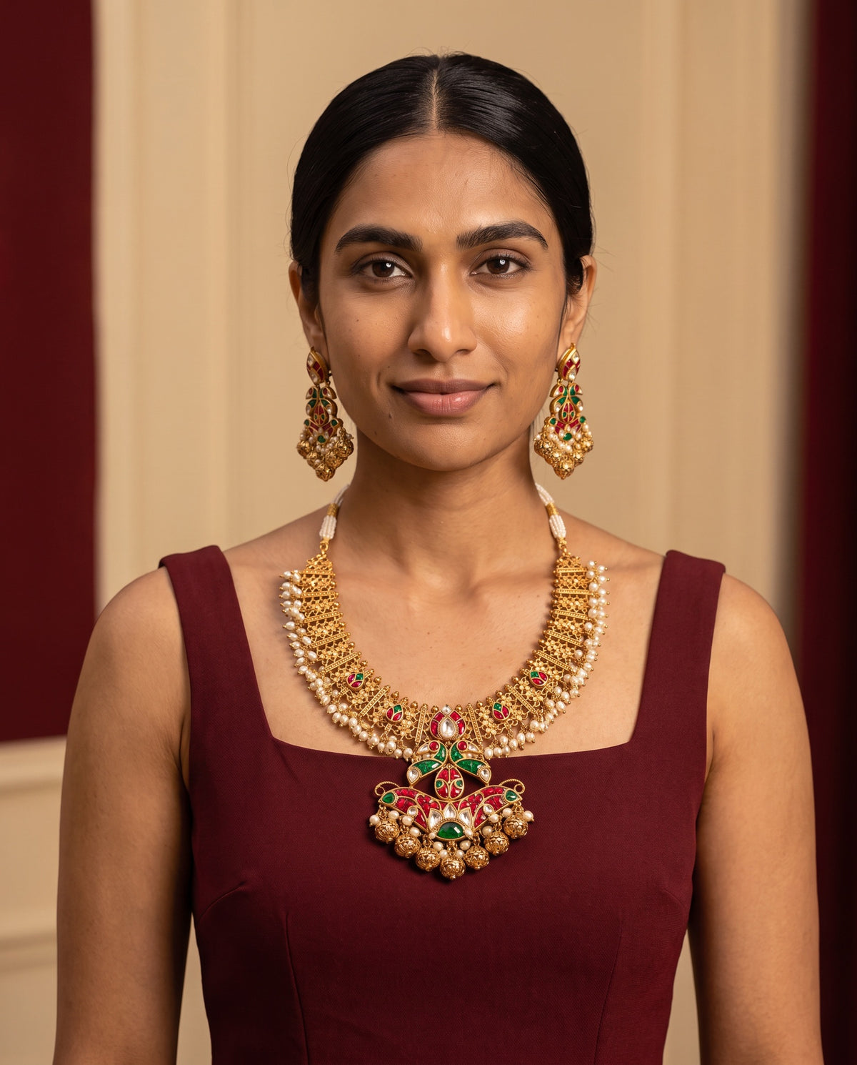 Mayura jewelry, editorial styling view