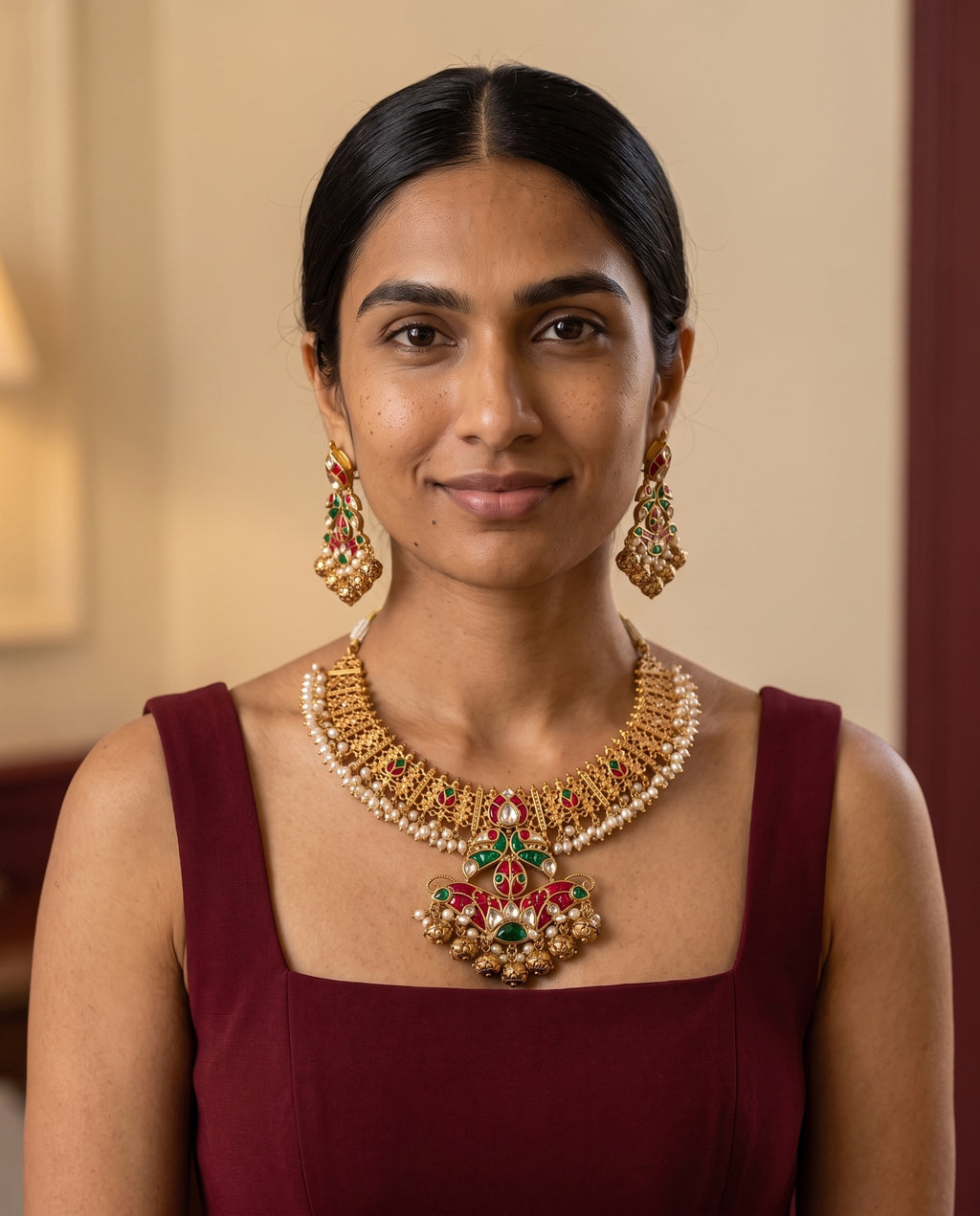 Mayura jewelry, editorial styling view