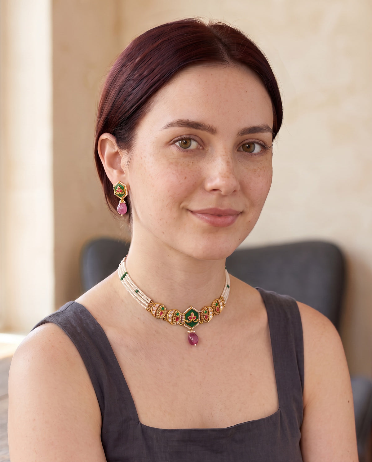 Gulabi jewelry, editorial styling view