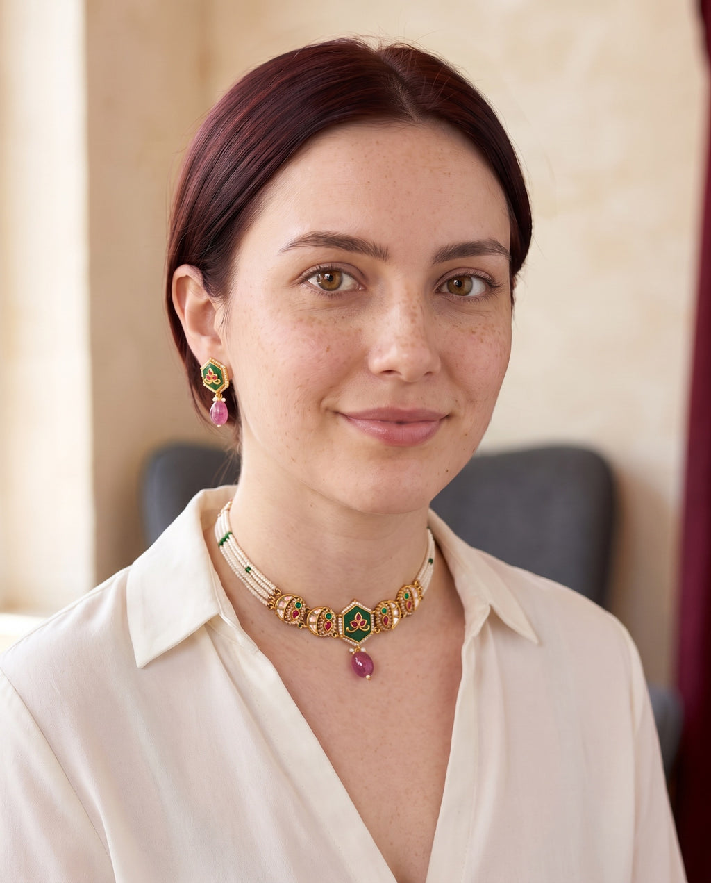 Gulabi jewelry, editorial styling view