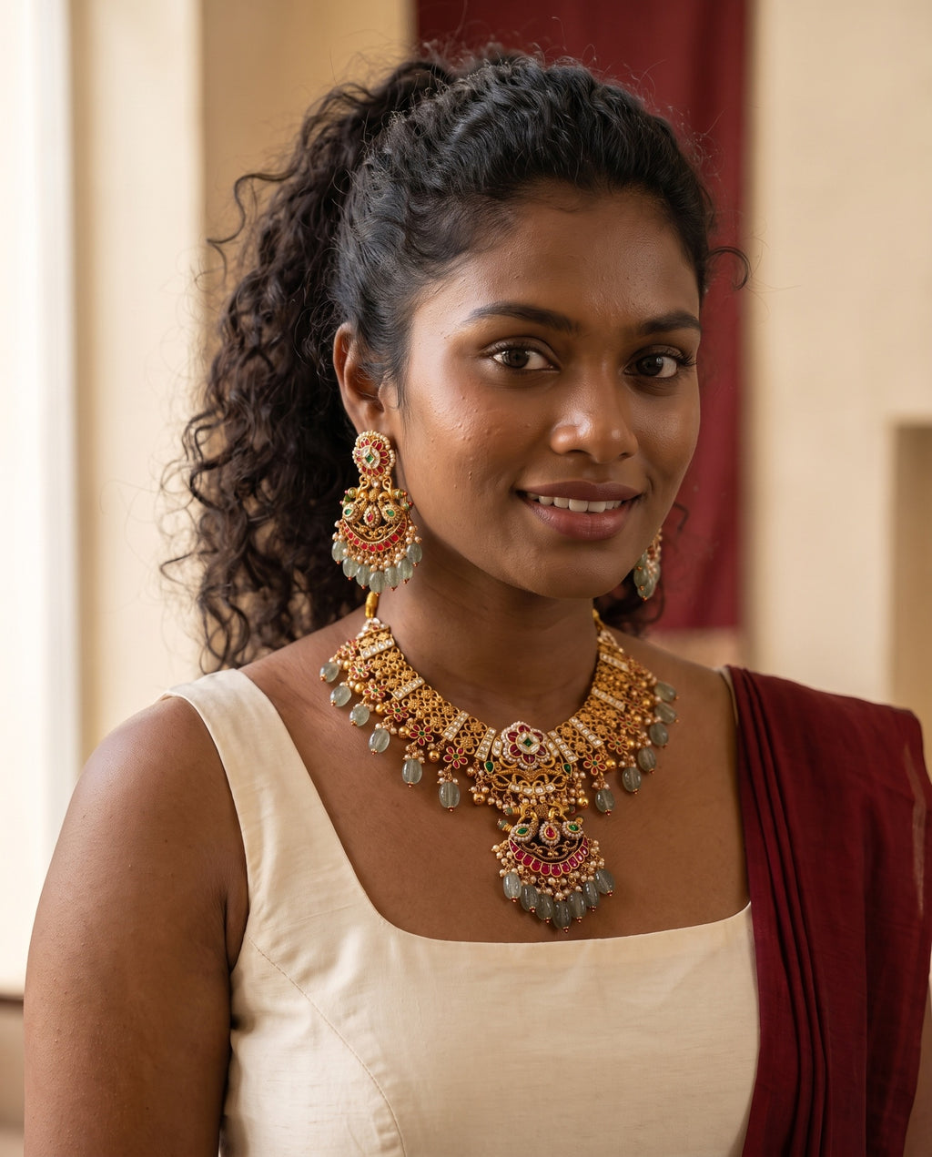 Bagh jewelry, editorial styling view