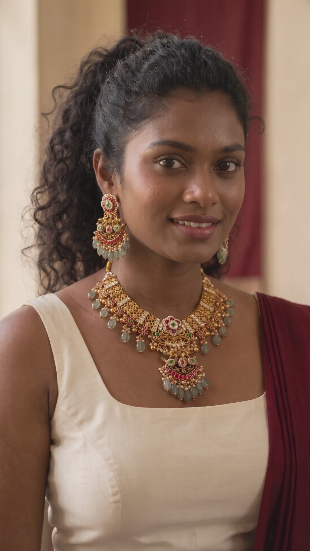 Bagh — Floral Gold-Inspired Necklace Set