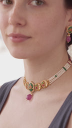 Gulabi — Jadau Kundan Choker Set